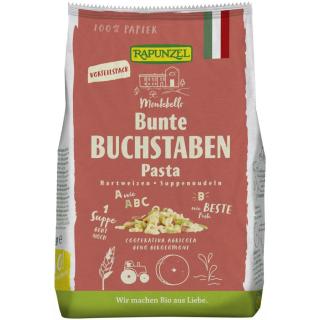 Buchstaben Suppennudeln Semola bunt