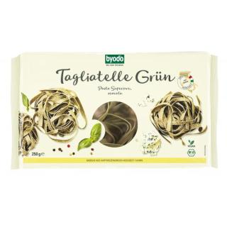 Grüne Tagliatelle Nester