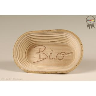 Gärkorb Peddigrohr, 1 kg, oval, "Bio"